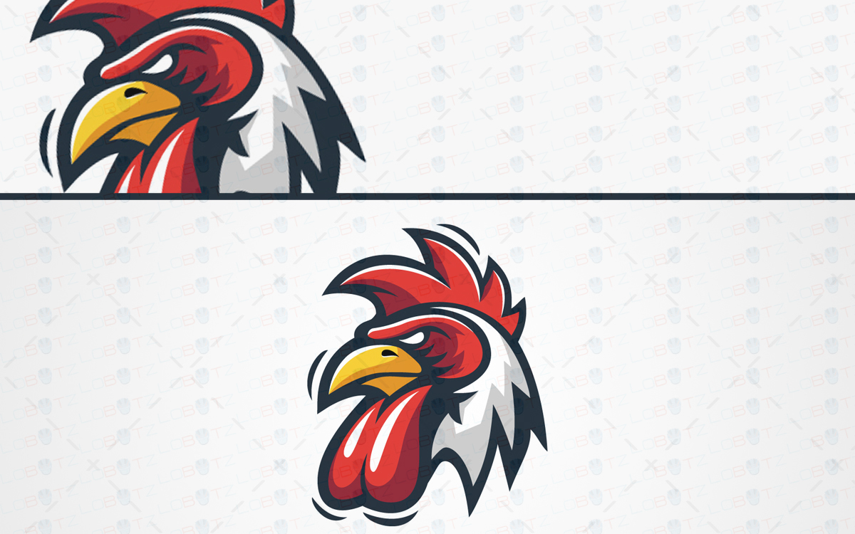 Magestic Rooster Logo Rooster Mascot Logo For Sale | eSports Logo - Lobotz