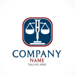 One Off Law Logo For Sale | Premade Justice Logo