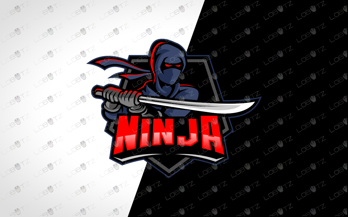 Gamer Ninja Mascot Logo Gamer Ninja eSports Logo Gaming Logo - Lobotz LTD