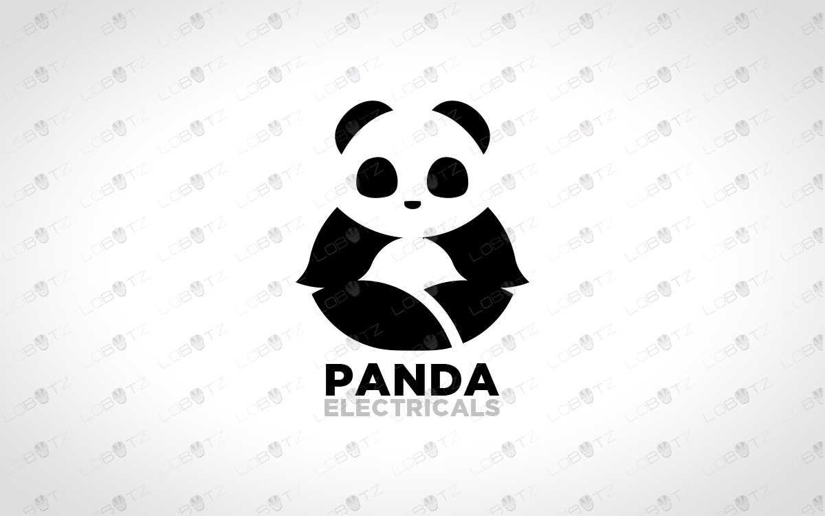 Modern Panda Logo For Sale  Business Logo - Lobotz LTD