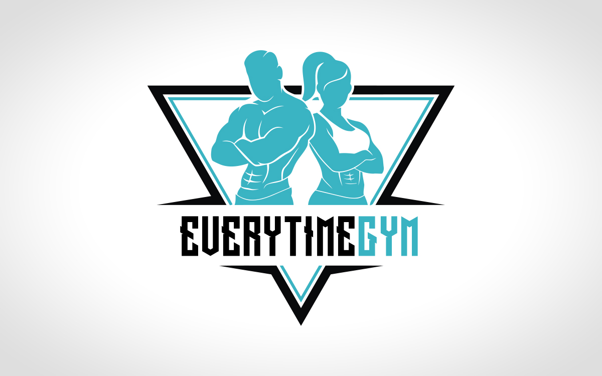 Gym Logo For Sale Premade Bodybuilding Logo Lobotz