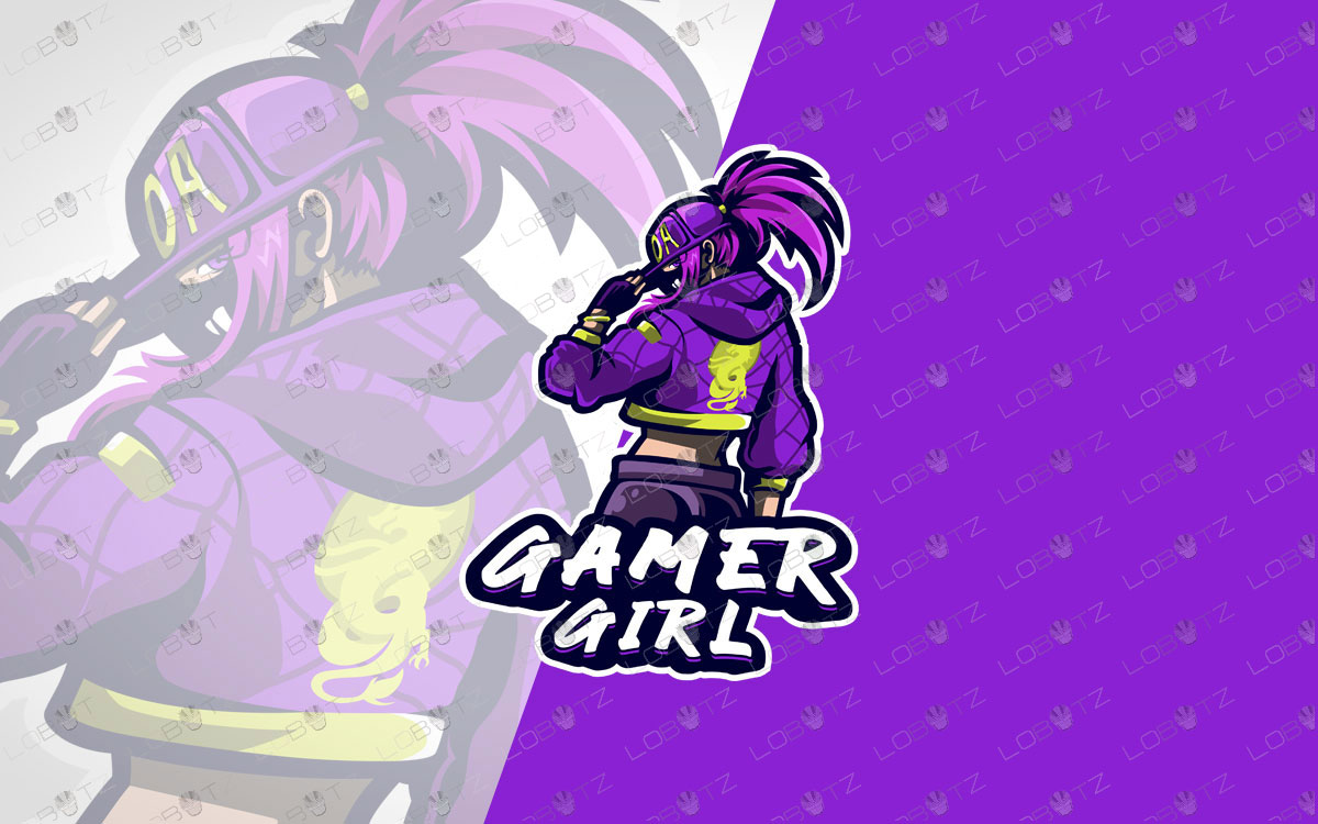 Girl Gamer Logo Hd