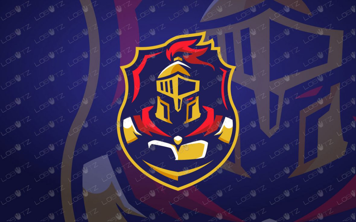 Premade Knight Mascot Logo | Spartan Mascot Logo For Sale
