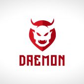 Premade Devil Logo For Sale | Evil Logo
