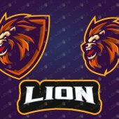 Lion Mascot Logo | Premade Lion Mascot Logo For Sale