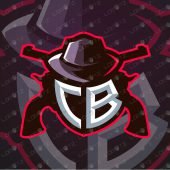 CB Cowboy Mascot Logo | Cowboy ESports Logo For Sale