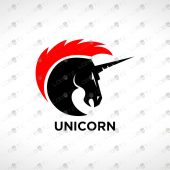 Strong Unicorn Logo | Premade Unicorn Logo For Sale
