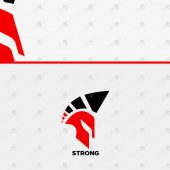 Awesome Spartan Head Logo For Sale | Premade Logos