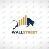 Trade Bull Logo For Sale | Strong Bull Logo