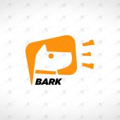 Dog Bark Logo For Sale | Premade Dog Logo
