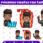 Apex Legends Bangalore Emotes | Premade Twitch Emotes Bangalore