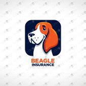 Premade Beagle Logo For Sale | Dog Head Logo