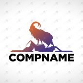 Premade Goat Logo For Sale