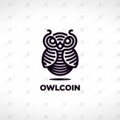 Premade Owl Logo | Majestic Owl Logo For Sale