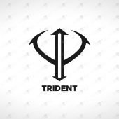 Trident Logo | Modern & Trendy Trident Logo For Sale