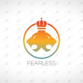 Majestic Lions Head Logo | Royal Lions Logo For Sale