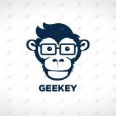 Modern And Stylish Monkey Logo For Sale