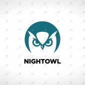 Premade Owl Logo | Majestic Owl Logo For Sale