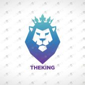Majestic Lion Head Logo | Royal Lion Logo For Sale