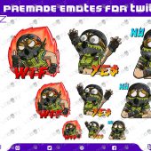 Apex Legends Twitch Emotes Pack, Octane Apex Legends Twitch Emotes, Twitch Emotes For Streamer, Discord Emotes, Discord Emotes Pack.