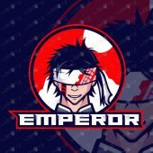 Emperor Mascot Logo | Emperor ESports Logo For Sale