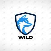 ReadyMade Wolf Logo For Sale | Wolf Crest Logo