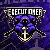 Premade Grim Reaper Mascot Logo | Reaper Team Logo