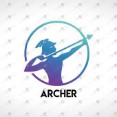 Premade Archer Logo | Strong Bow Logo For Sale