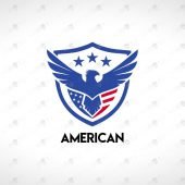 American Eagle Logo | Premade Eagle Logo For Sale
