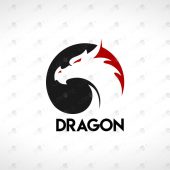 Premade Dragon Logo For Sale With Free Customisations