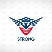 Premade American Eagle Logo With Free Customisations