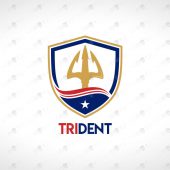 Trident Logo | Modern & Trendy Trident Logo For Sale