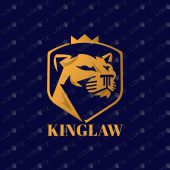 Premade Lion Law Logo | Majestic King Lion Logo For Sale