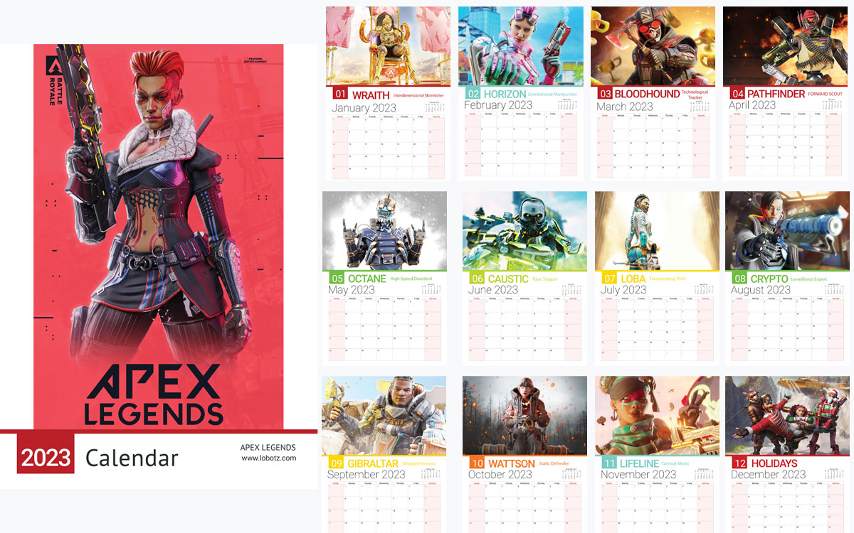 Apex Legends 2025 Calendar